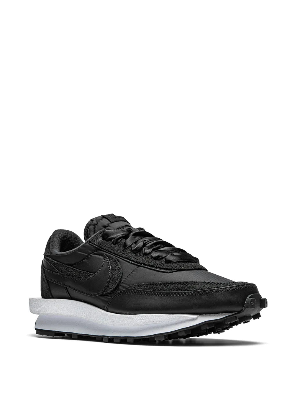 Nike X Sacai Ldwaffle Black Nylon Sneakers