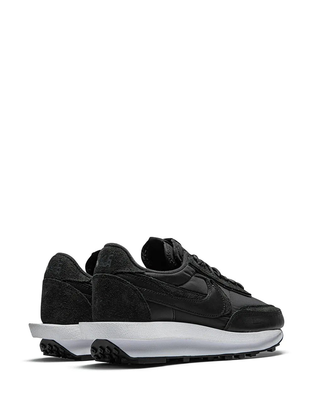 Nike X Sacai Ldwaffle Black Nylon Sneakers
