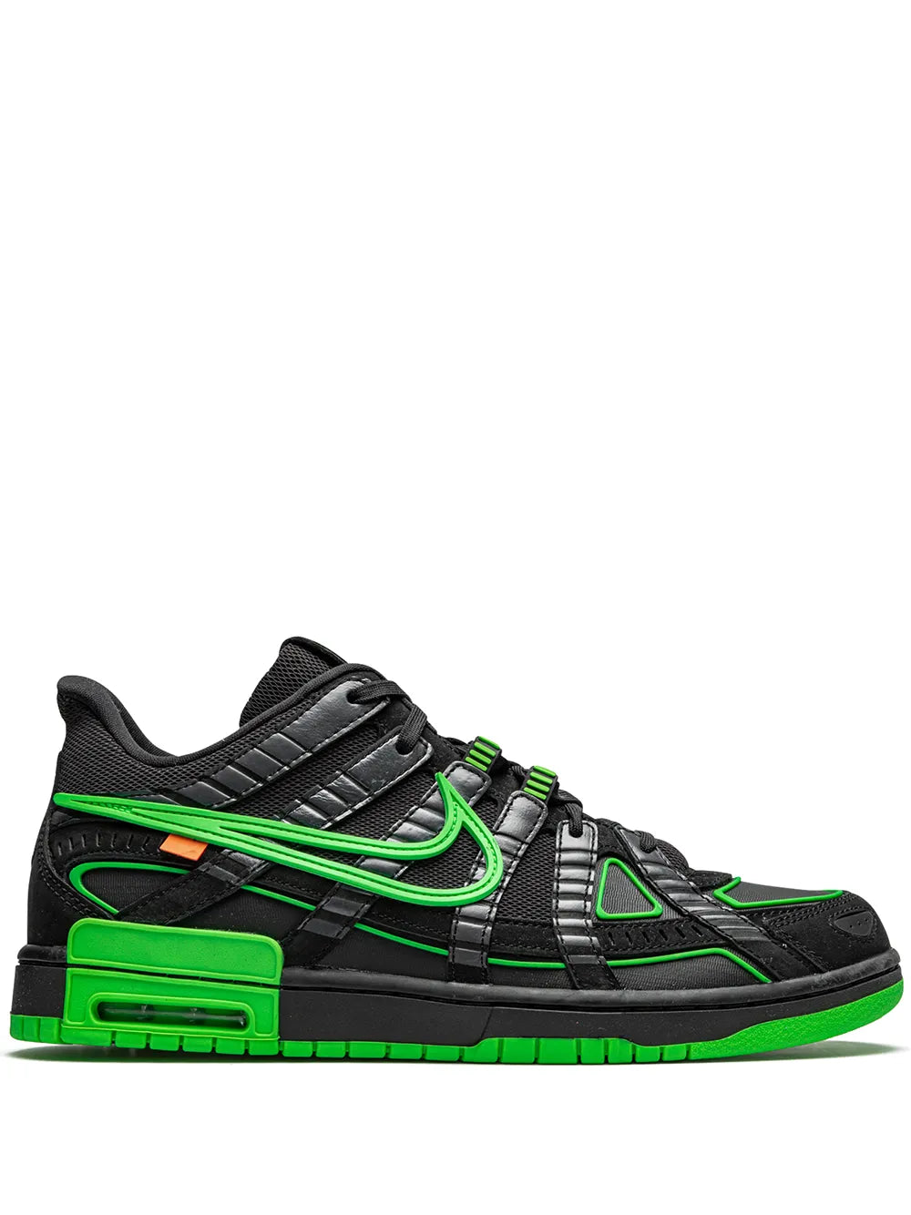 Nike X Off-White Air Rubber Dunk Green Strike Sneakers