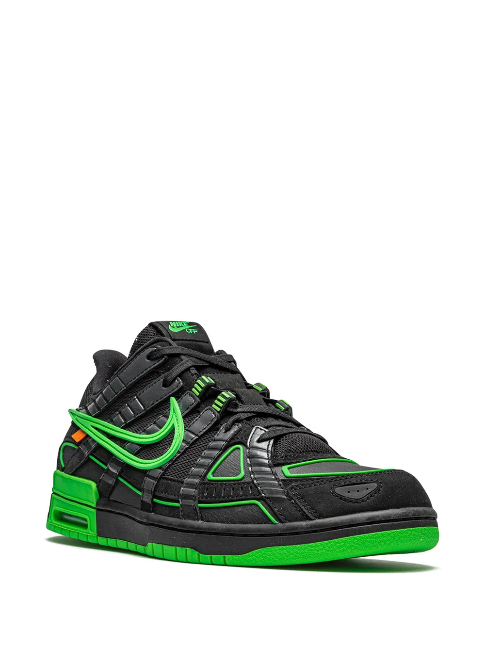 Nike X Off-White Air Rubber Dunk Green Strike Sneakers