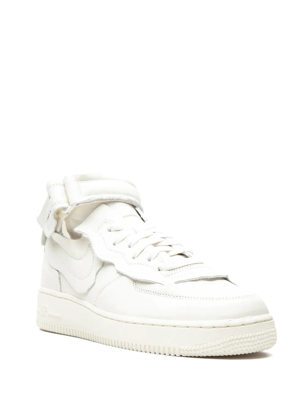 Nike X Comme Des Gar n Air Force 1 Mid White Sneakers