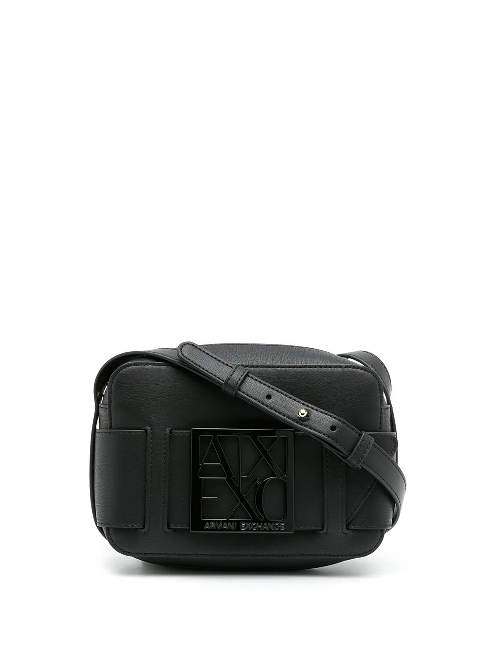 Armani Exchangelogo-plaque detail crossbody bag