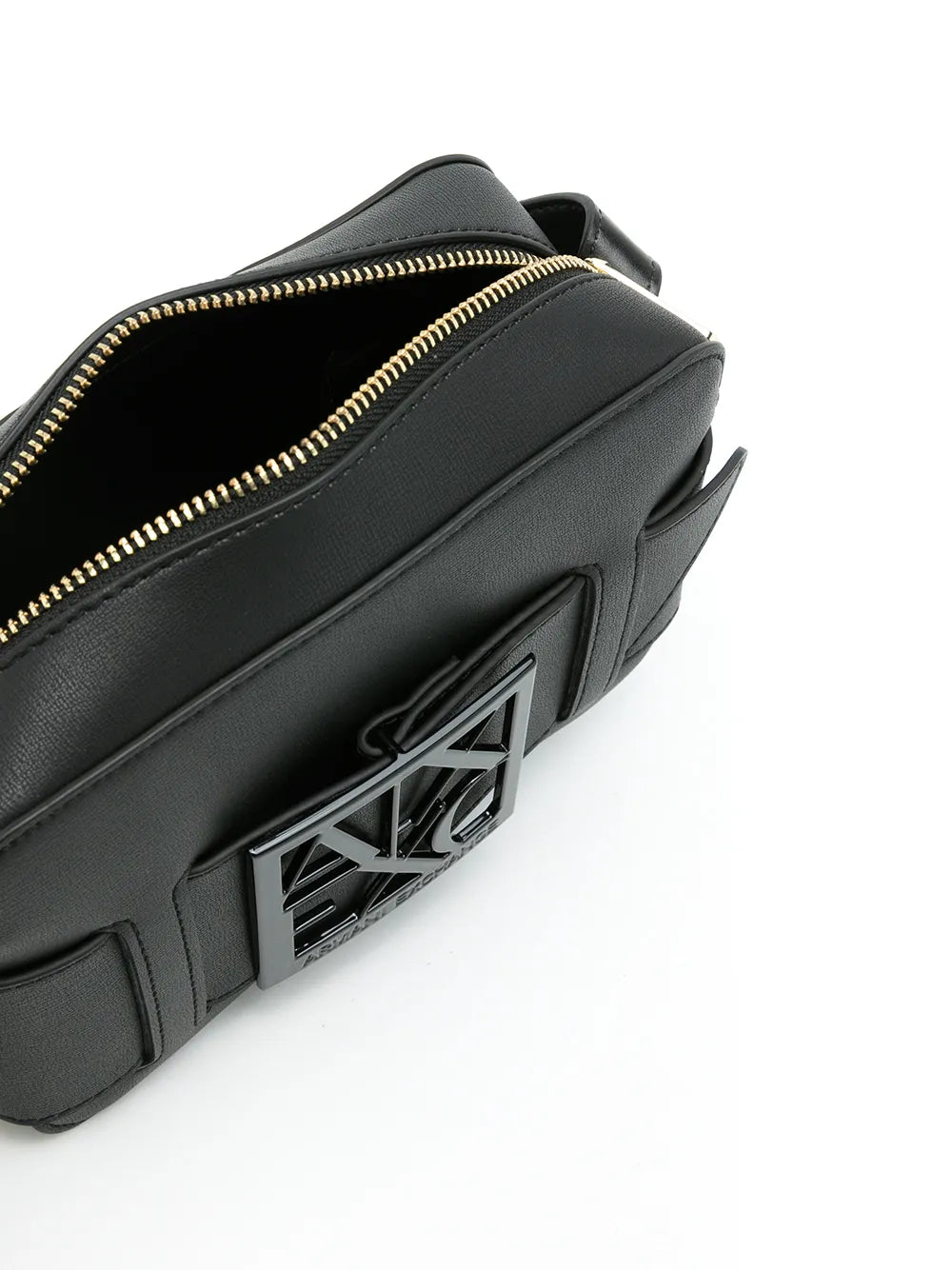 Armani Exchangelogo-plaque detail crossbody bag