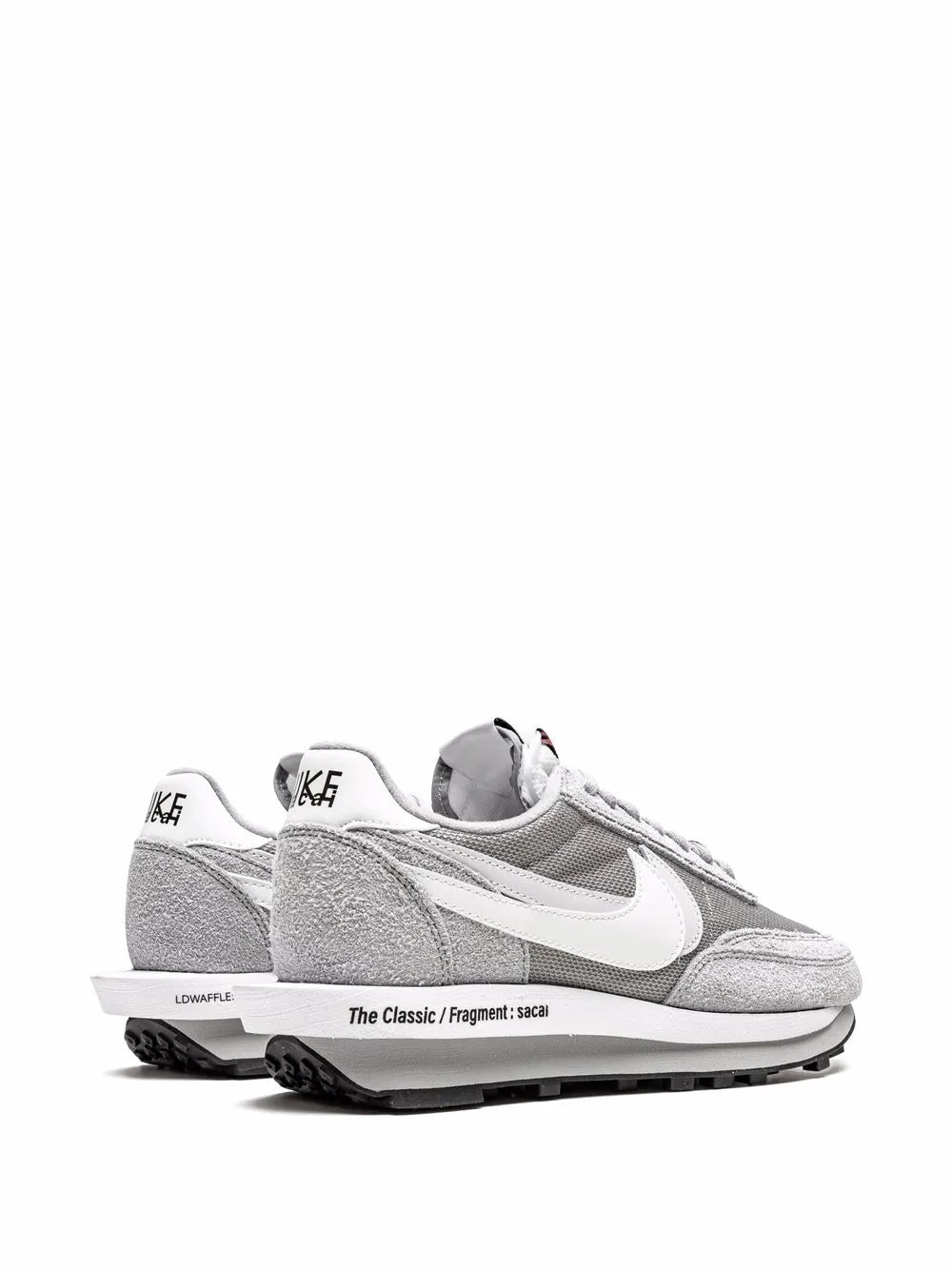 Nike X Sacai X Fragments Ldwaffle Grey Sneakers