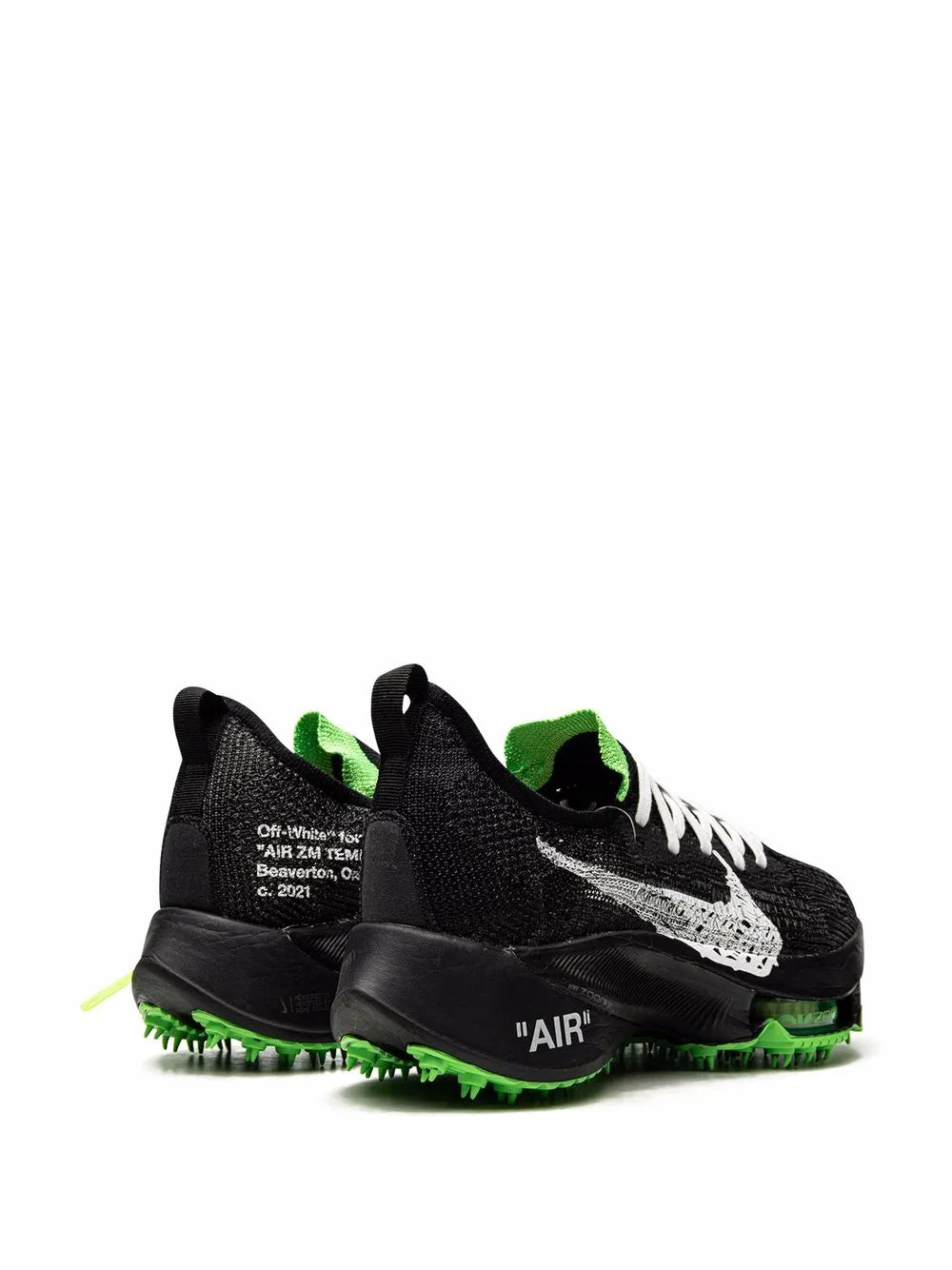 Nike X Off-White Air Zoom Tempo Next% Scream Green Sneakers