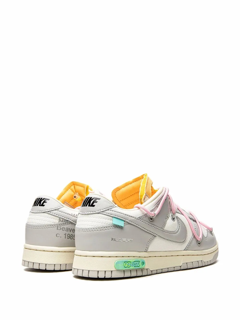 Nike X Off-White Dunk Low Lot 09 Sneakers