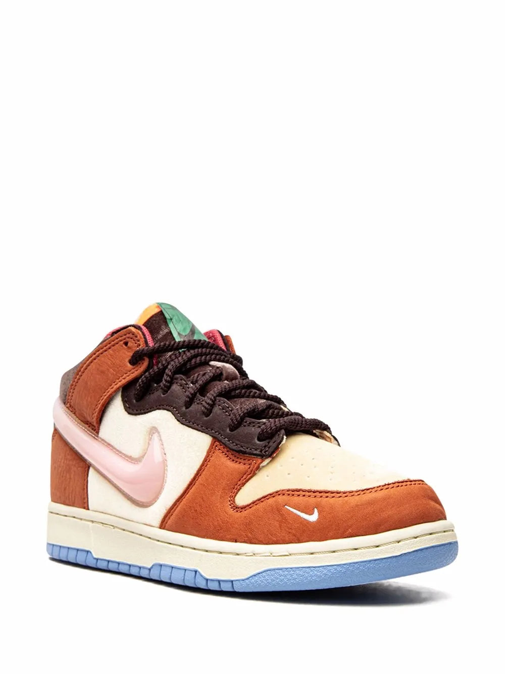 Nike X Social Status Dunk Mid Chocolate Milk Sneakers