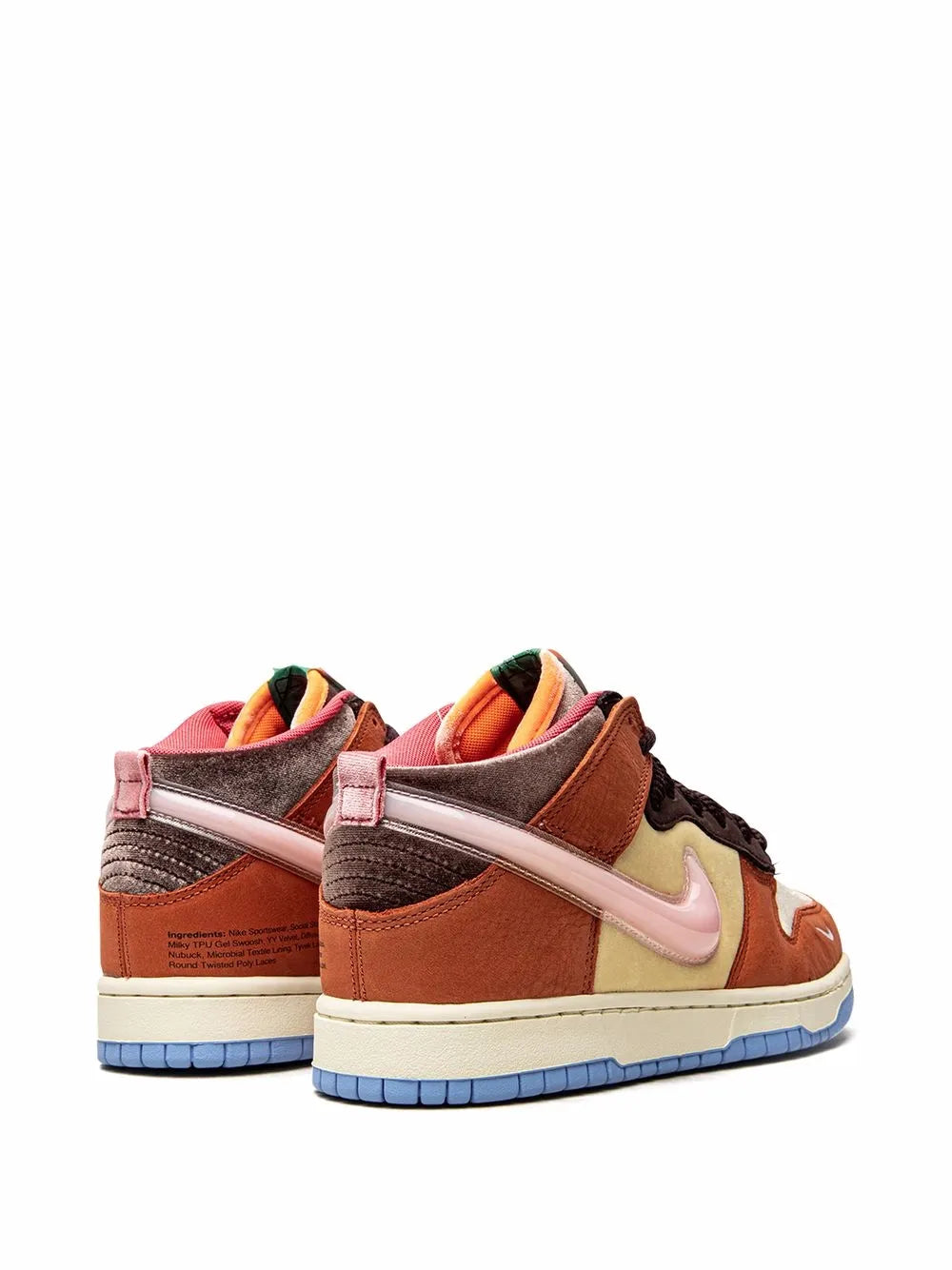 Nike X Social Status Dunk Mid Chocolate Milk Sneakers