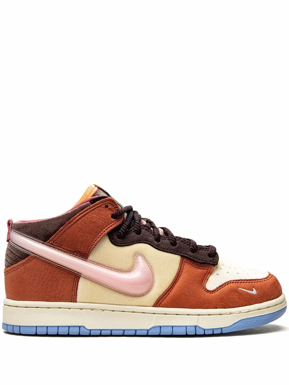 Nike X Social Status Dunk Mid Chocolate Milk Sneakers