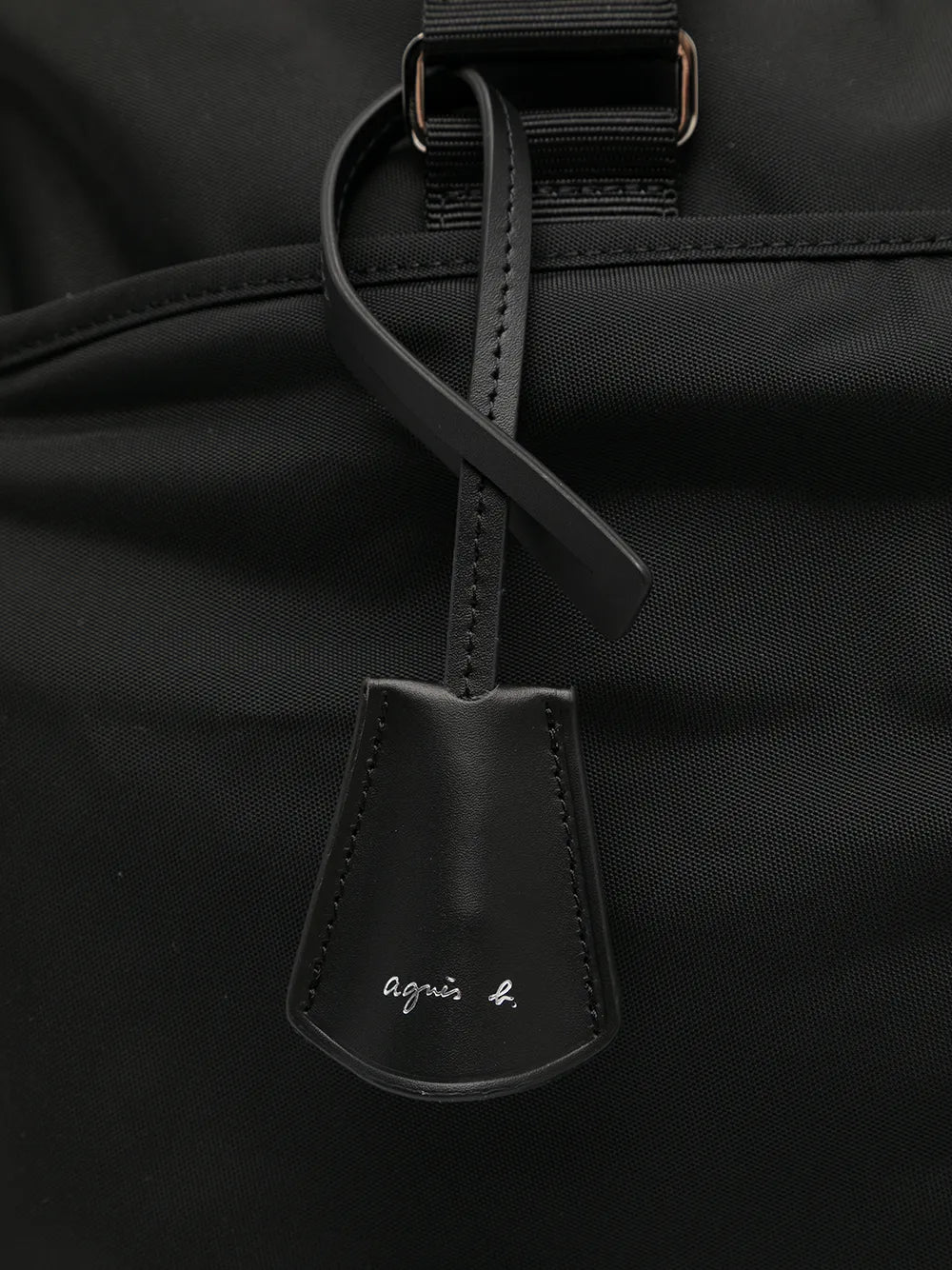 agn b. logo-patch duffle bag