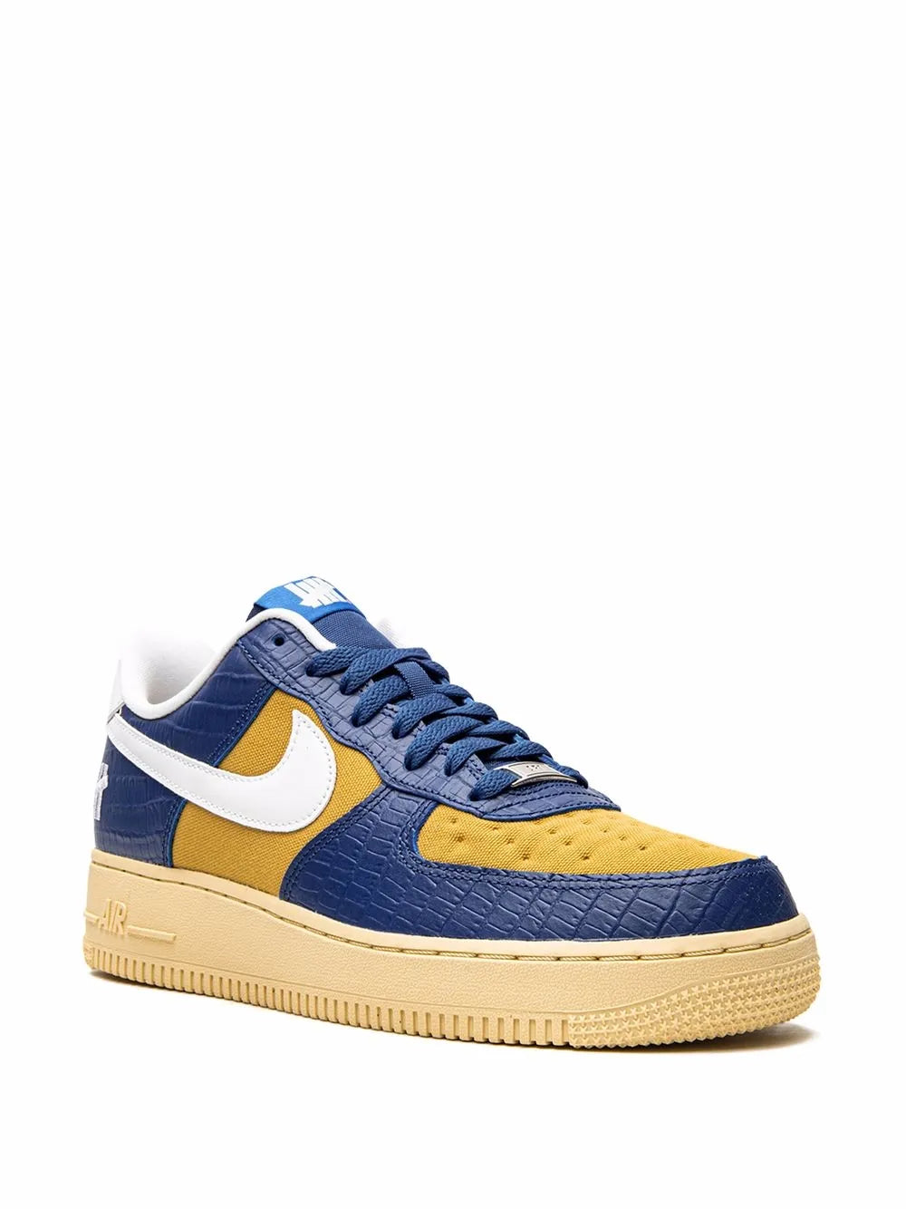 Nike X Undefeated Air Force 1 Low Blue Croc Sneakers