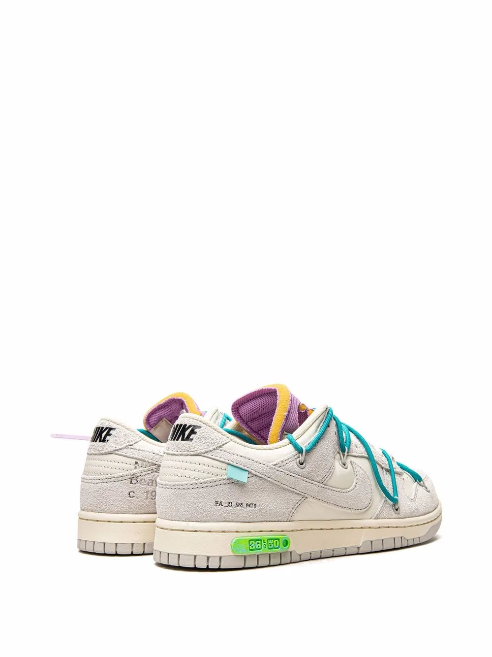 Nike X Off-White X Off-White Dunk Low Lot 36 Sneakers