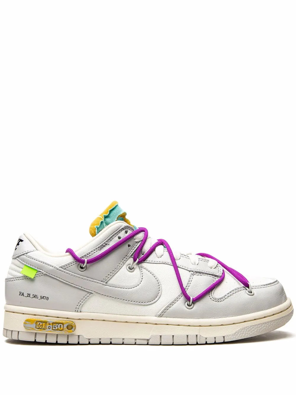 Nike X Off-White Dunk Low Lot 21 Sneakers