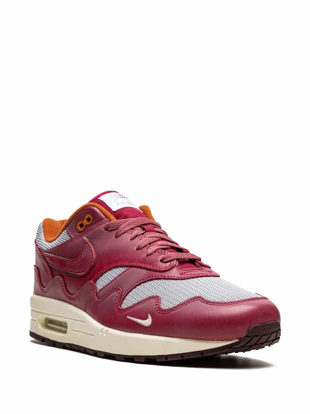 Nike X Patta Air Max 1 Rush Maroon Sneakers