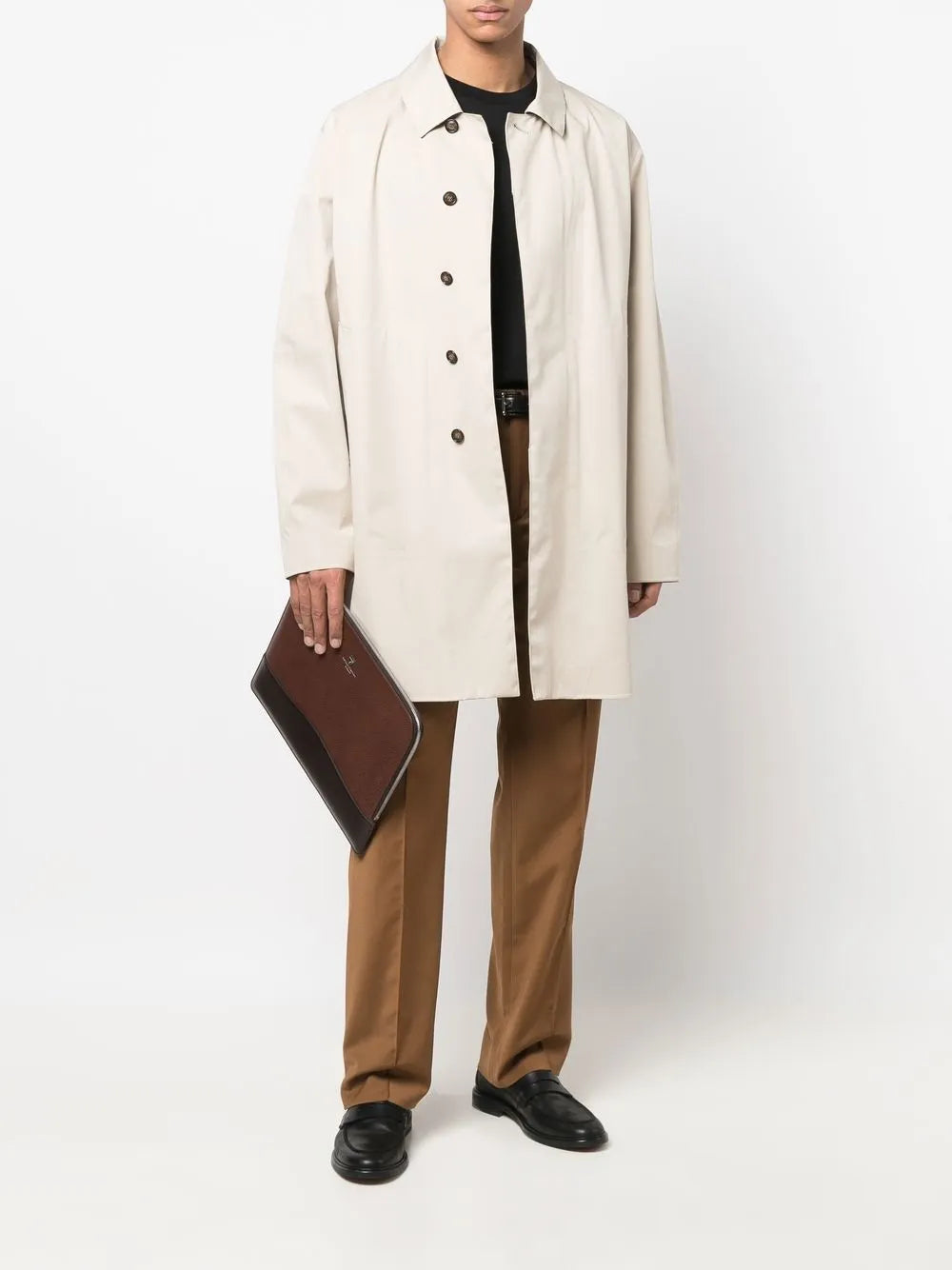 Aspinal Of LondonCity leather laptop bag