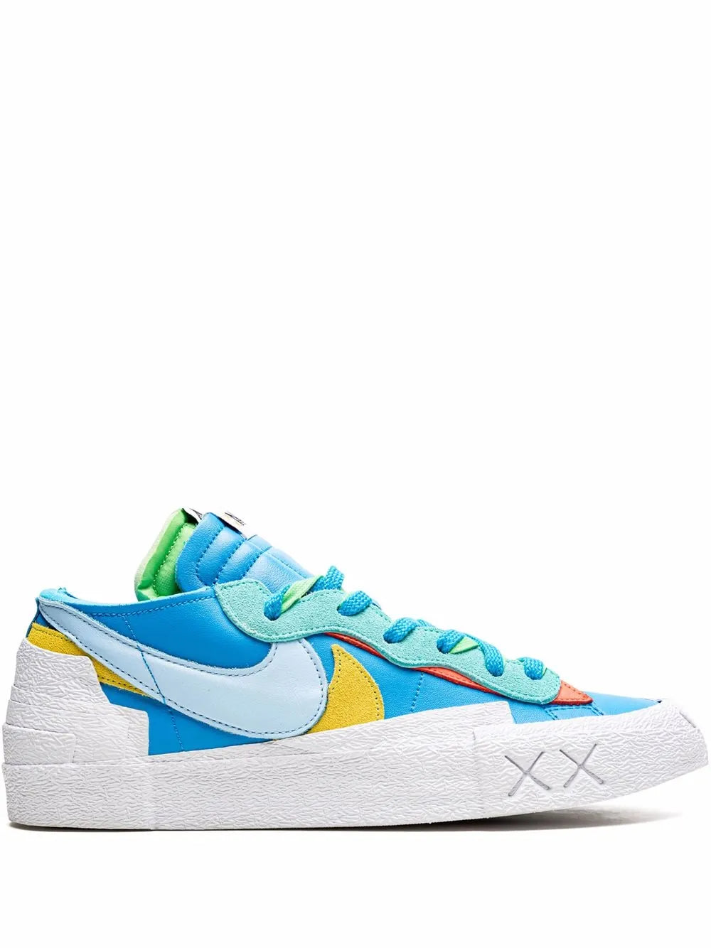 Nike X Kaws X Sacai Blazer Low Blue Sneakers