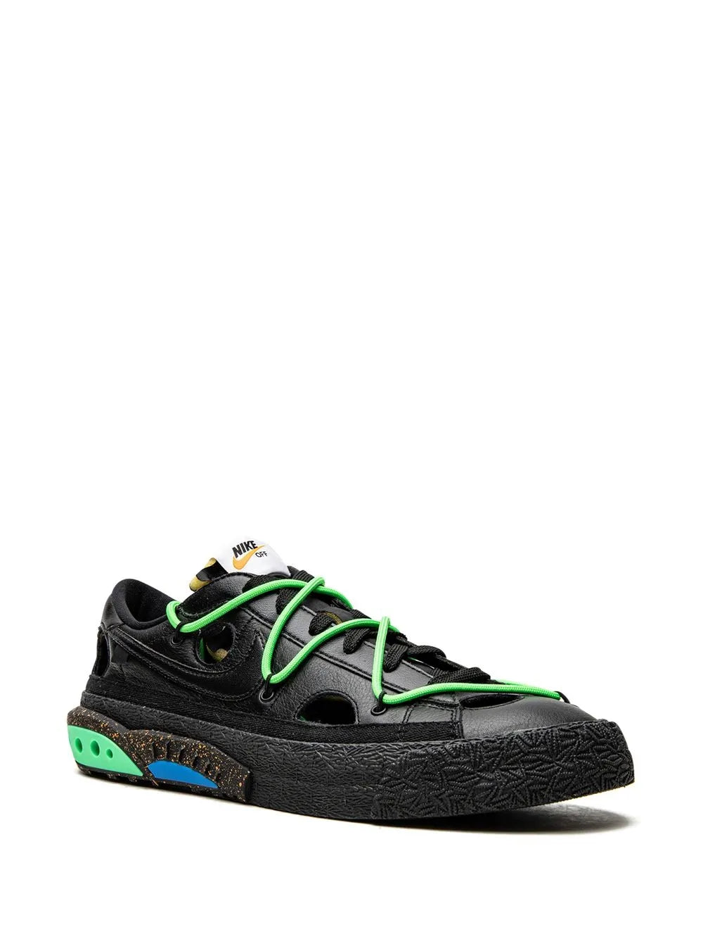 Nike X Off-White Blazer Low Black/Electro Green Sneakers