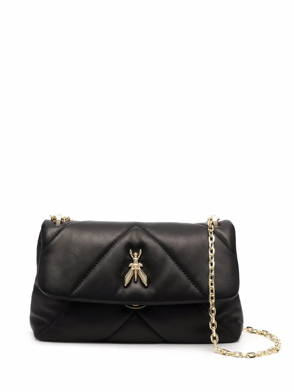 Patrizia Pepechevron leather shoulder bag