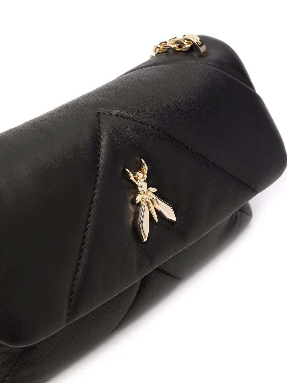 Patrizia Pepechevron leather shoulder bag