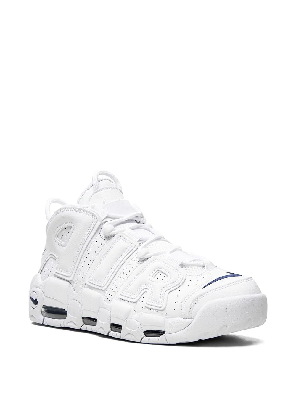 Air More Uptempo White/Midnight Navy Sneakers