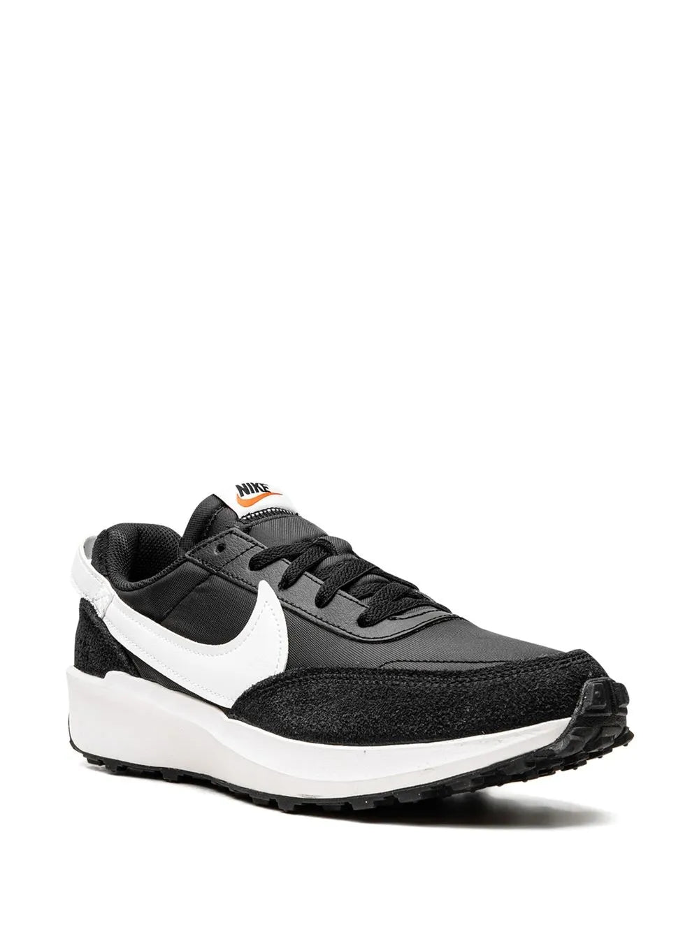 Nike Waffle Debut Black/White-Orange-Clear Sneakers