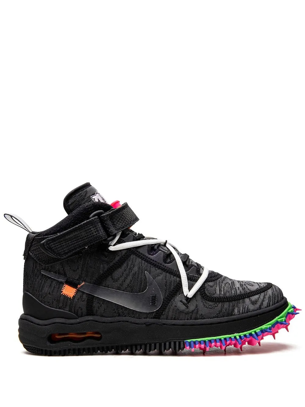 Nike X Off-White Air Force 1 Mid Black Sneakers