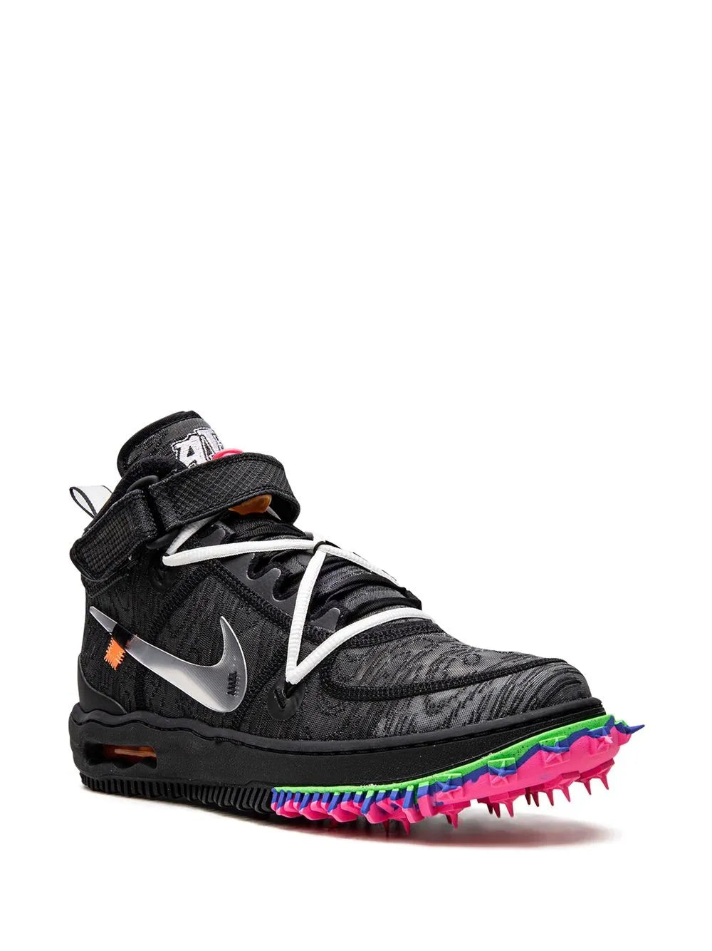 Nike X Off-White Air Force 1 Mid Black Sneakers