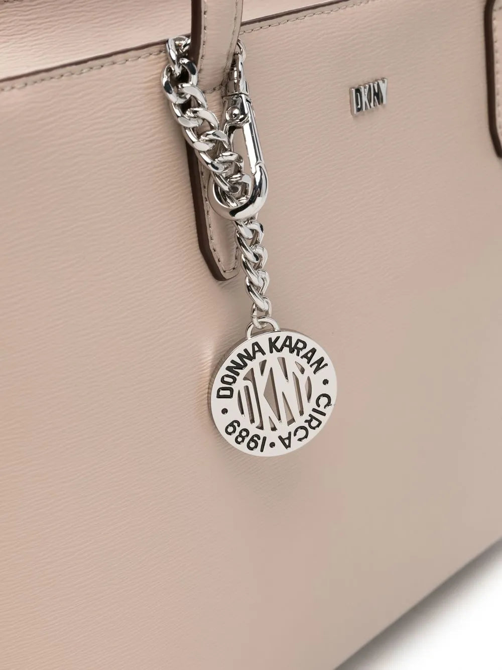 DKNYlogo-charm tote