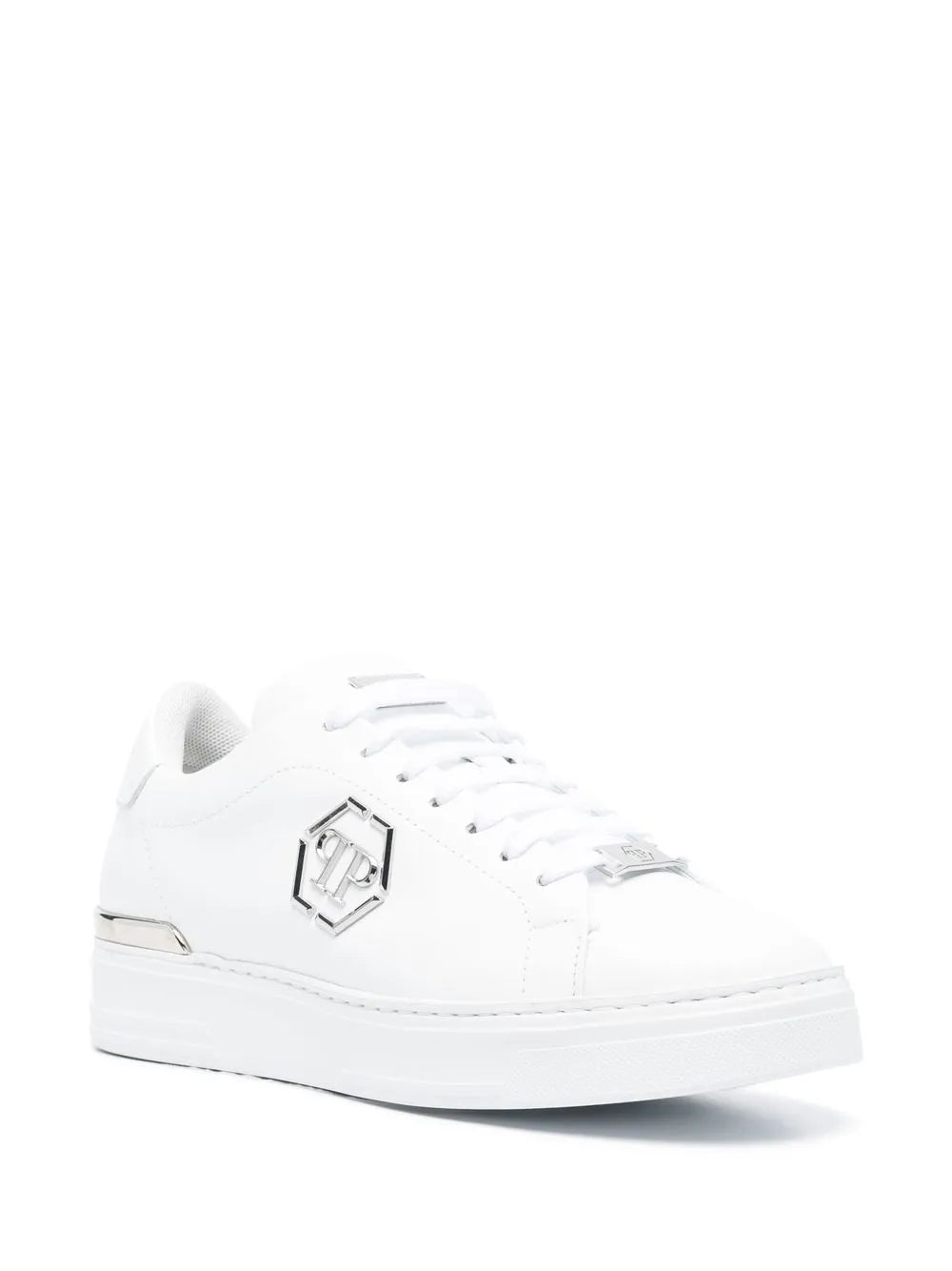 Philipp Plein Hexagon Low-Top Leather