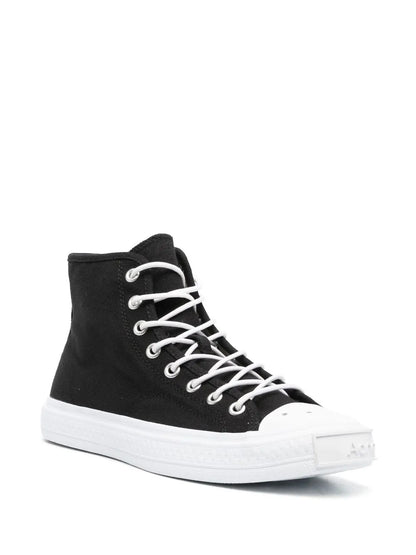 Acne Studios Contrasting Toe-Cap High-Top Sneakers