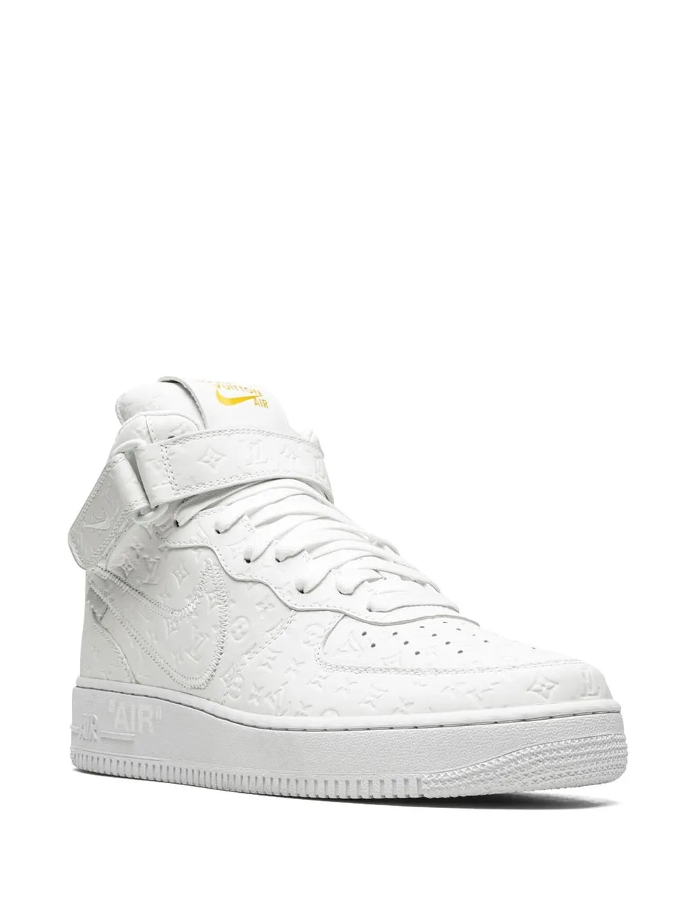 Nike X Louis Vuitton X Virgil Abloh Air Force 1 Mid White/White Sneakers