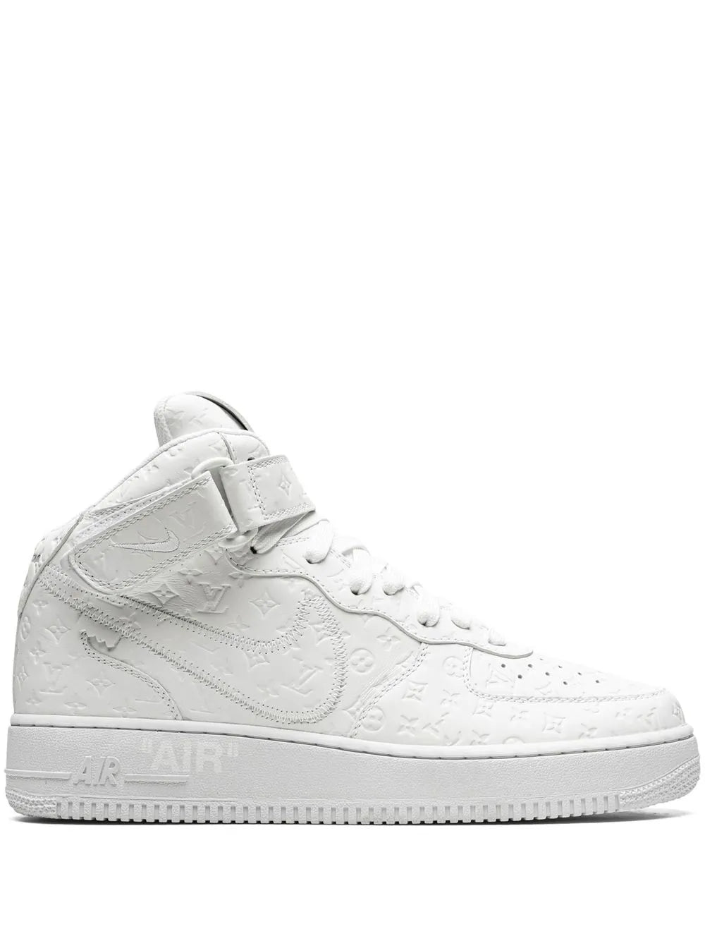 Nike X Louis Vuitton X Virgil Abloh Air Force 1 Mid White/White Sneakers