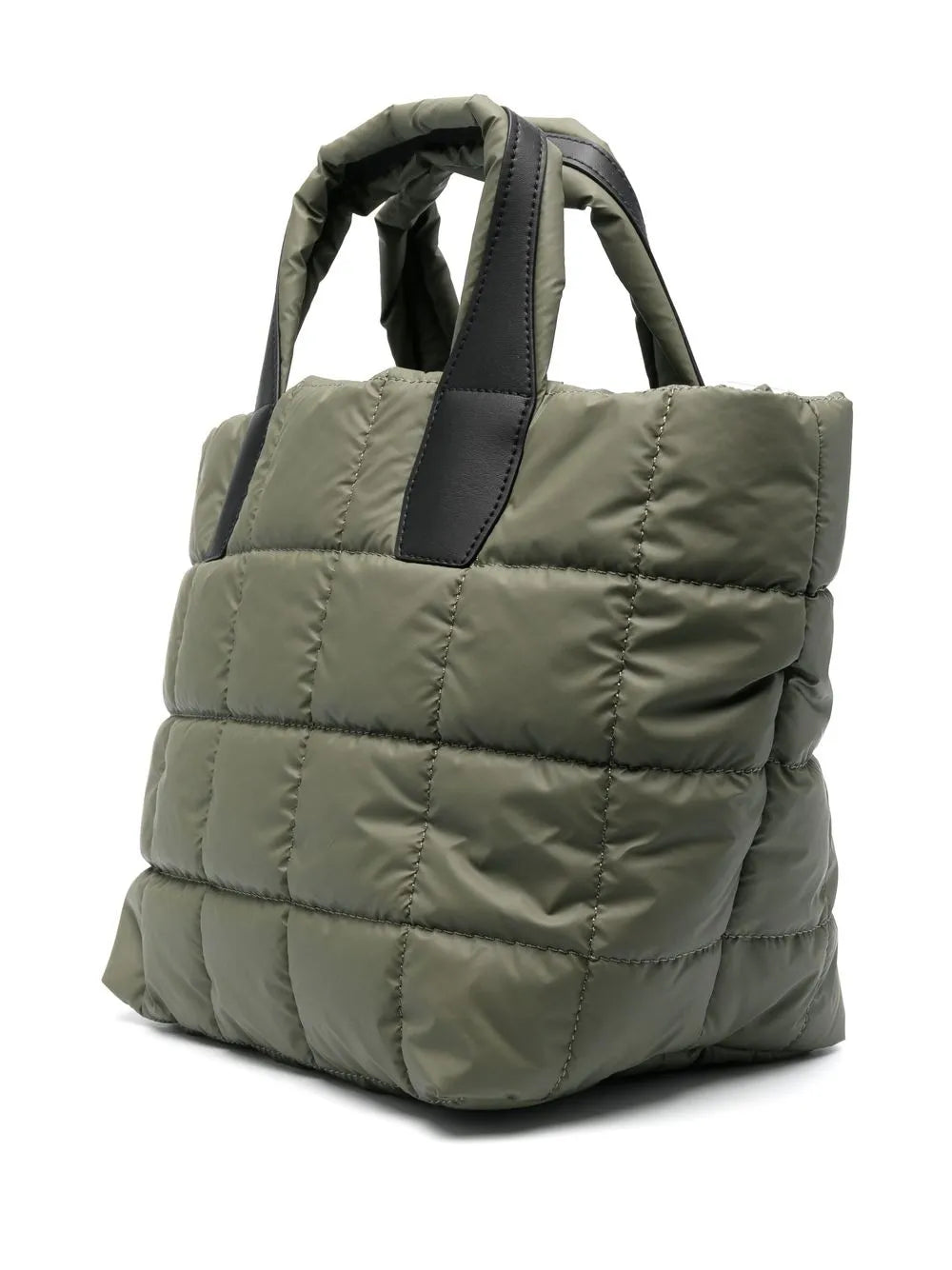 VeeCollectivelogo-print quilted tote bag