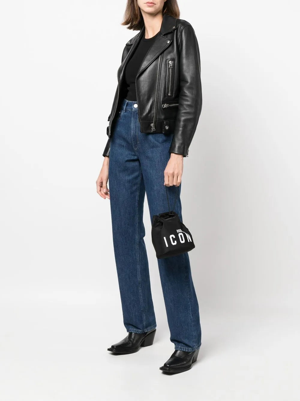 DSQUARED2Icon-print bucket bag