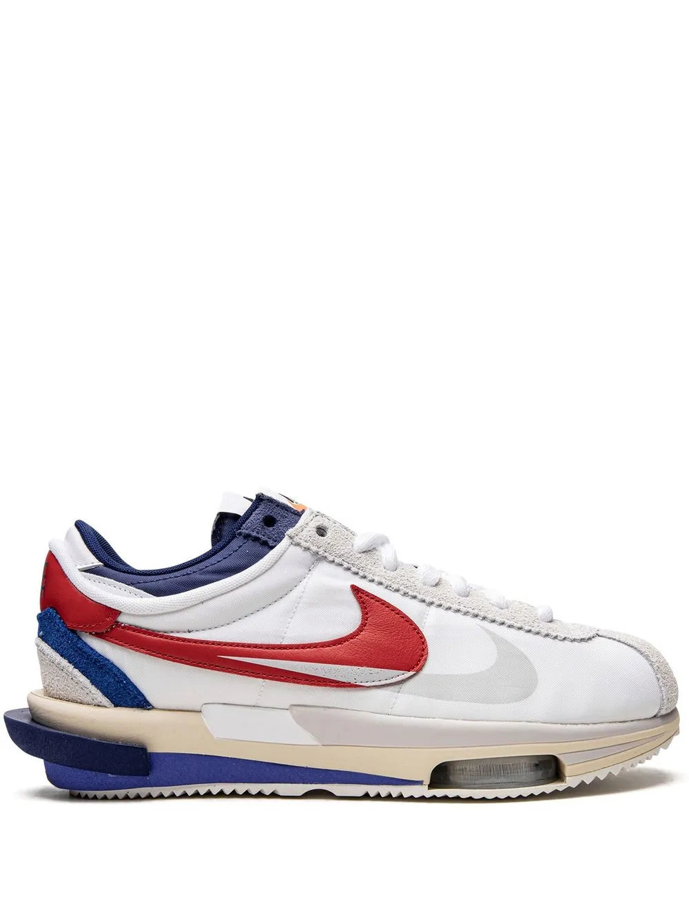 Nike X Sacai Cortez 4.0 White/Red/Blue Sneakers