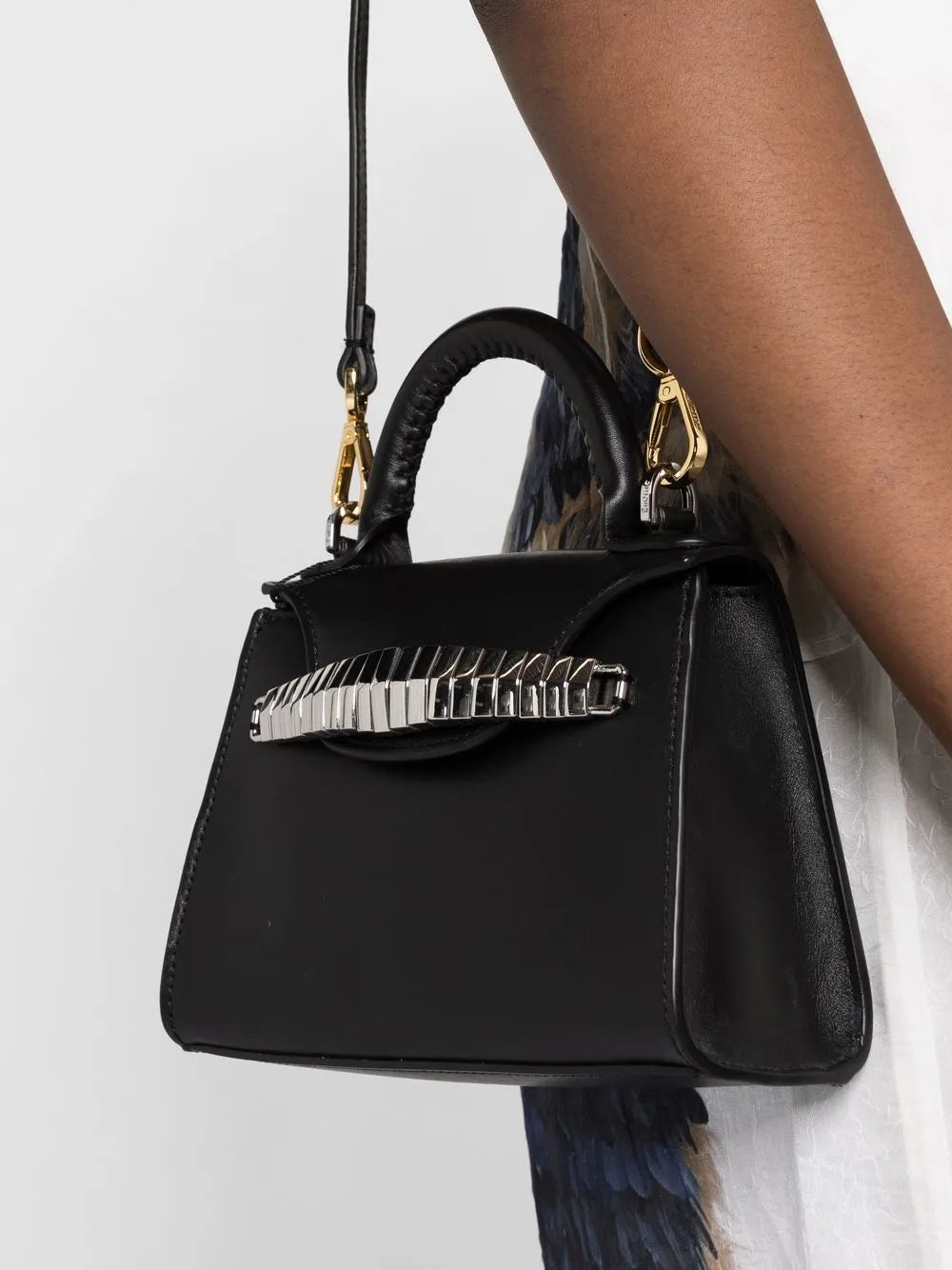 Ellemestructured mini-cross body bag
