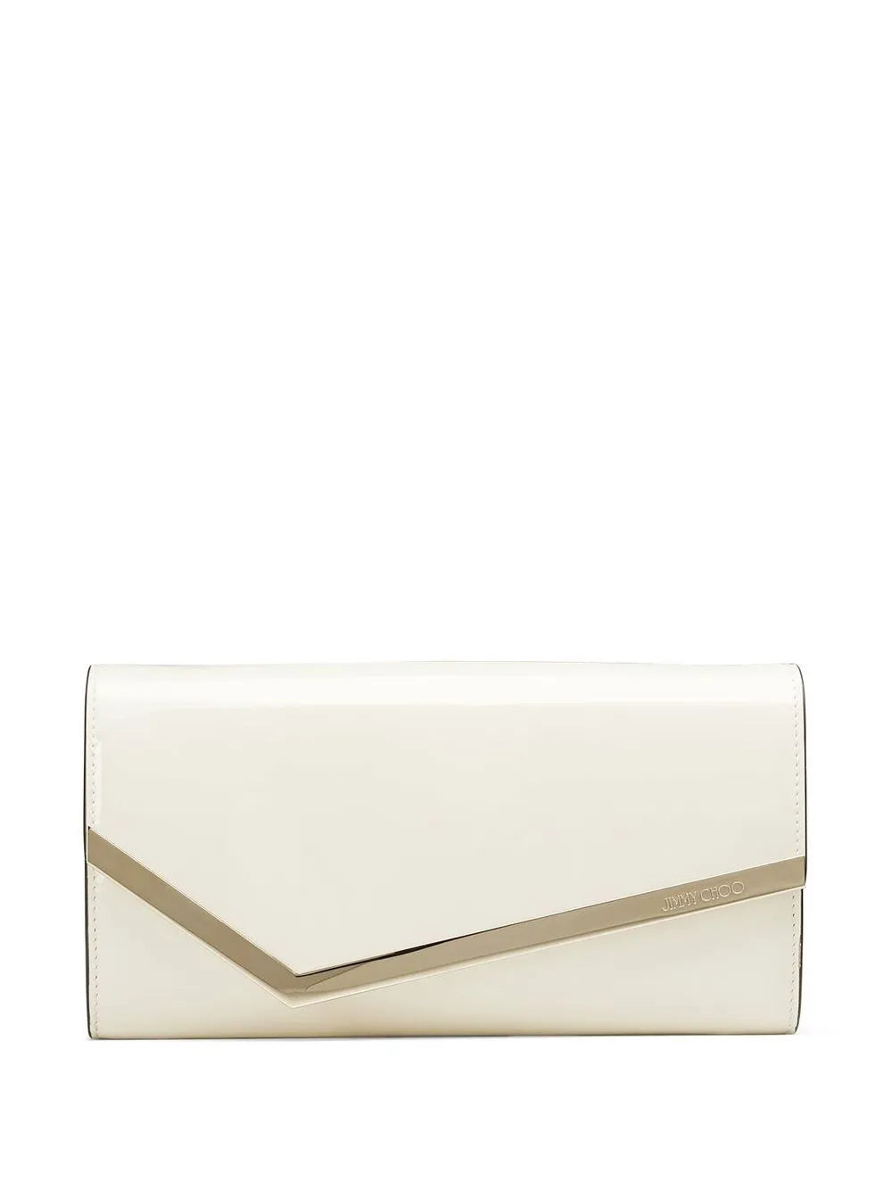 Jimmy ChooEmmie leather clutch bag