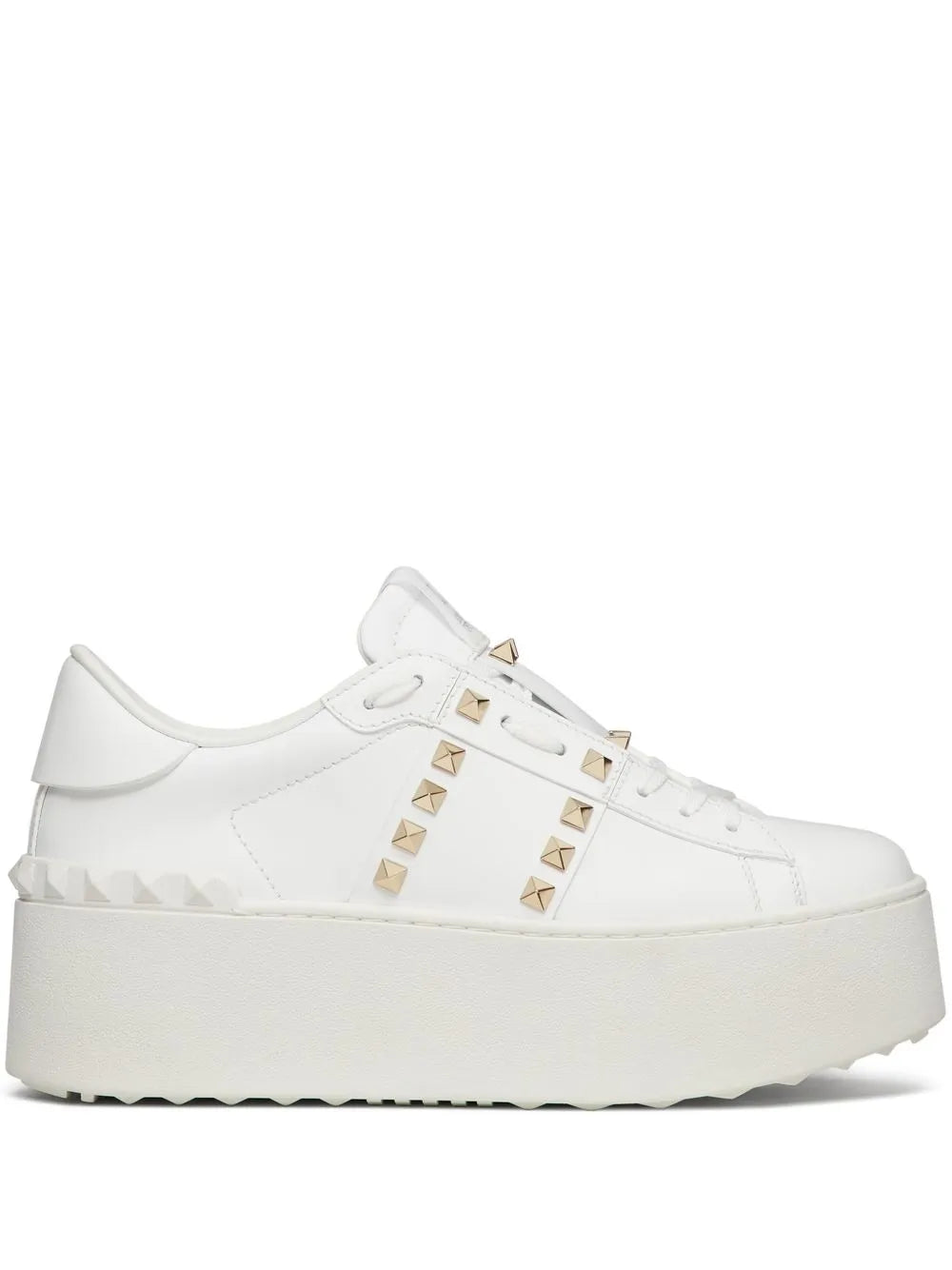 Valentino Garavani Rockstud Untitled Leather Flatform