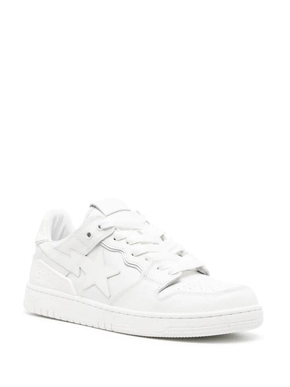 A Bathing Ape?Star-Patch Lace-Up Sneakers
