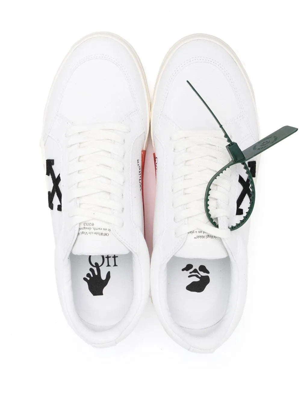 Off-White Vulcanized Low-Top Sneakers