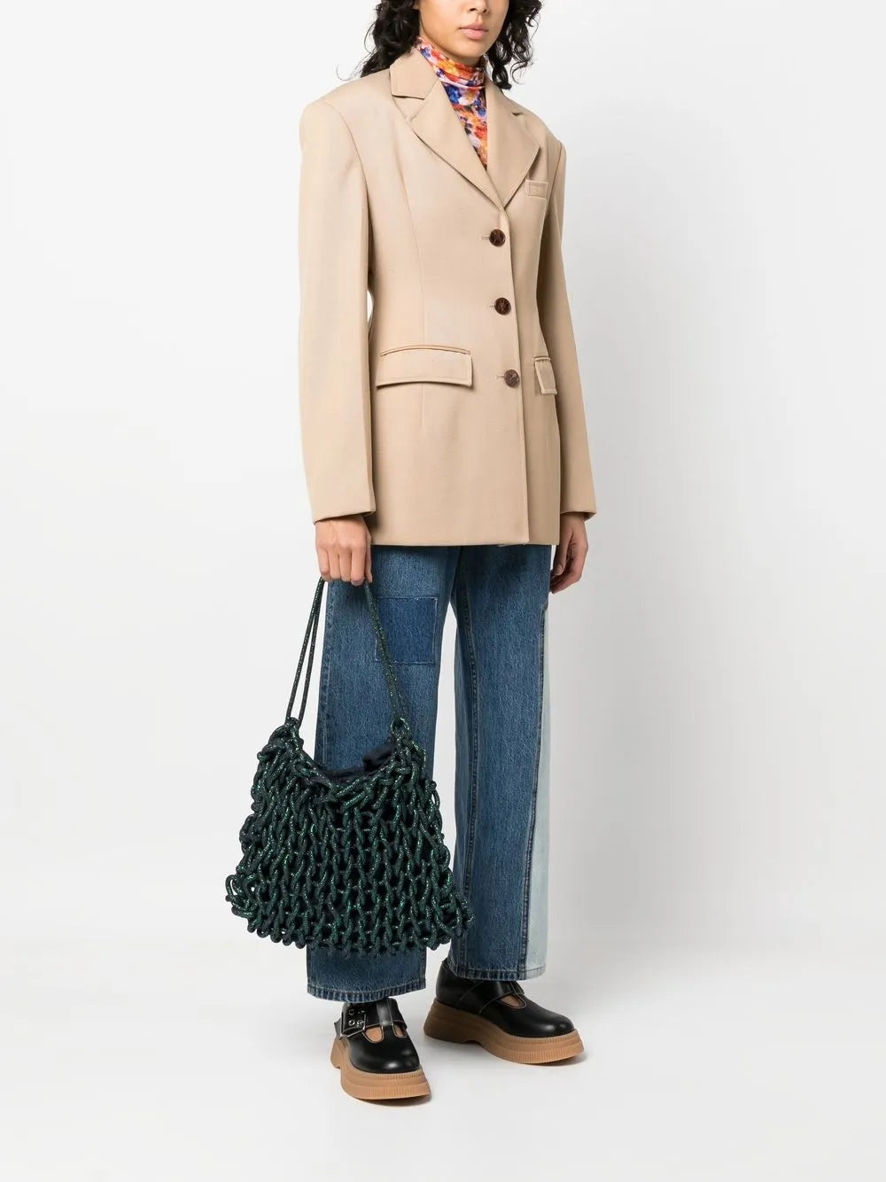 AlieninaSara interwoven shoulder bag