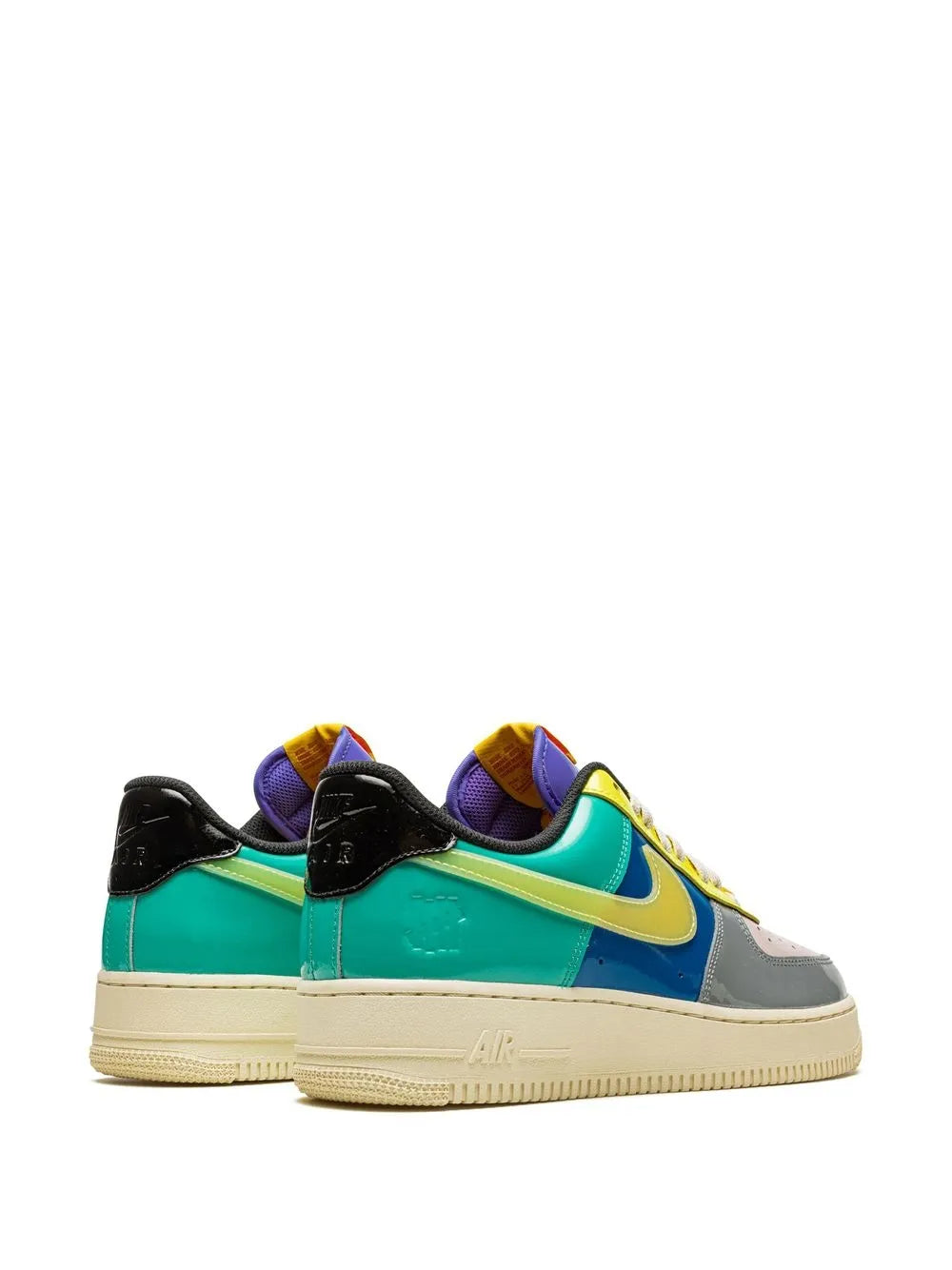 Nike X Undefeated Air Force 1 Low Multi Patent Sneakers