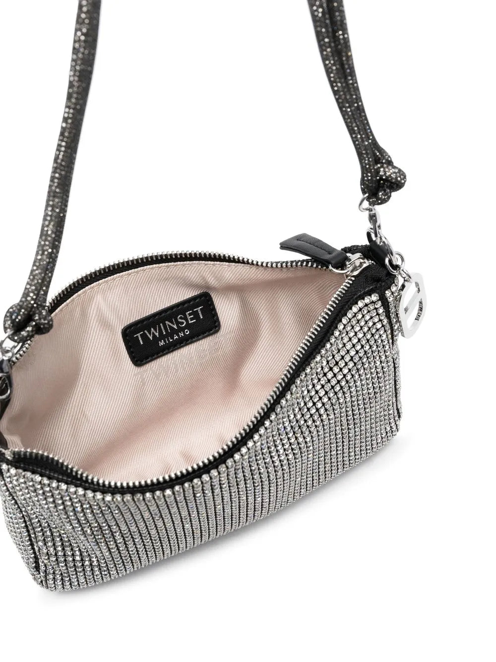 TWINSETcrystal embellished shoulder bag