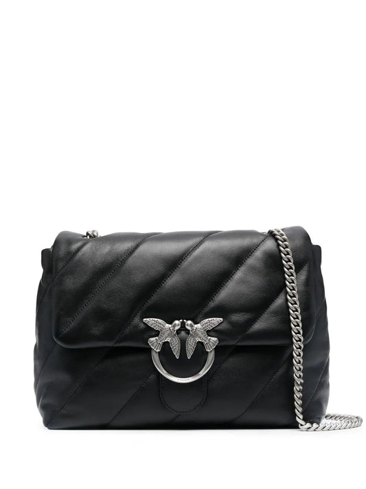 PINKOLove Big Puff leather shoulder bag