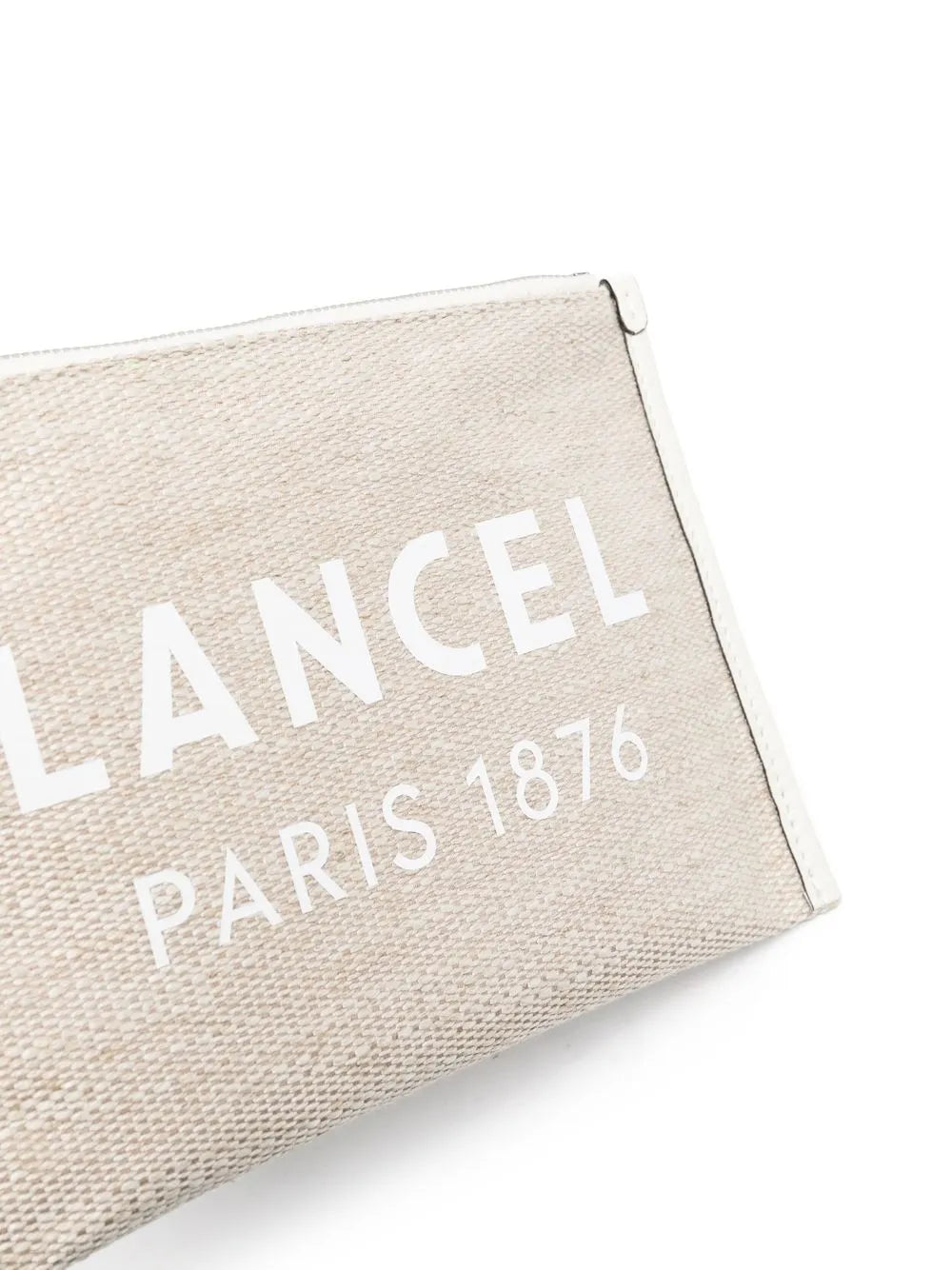 Lancellogo-print clutch bag