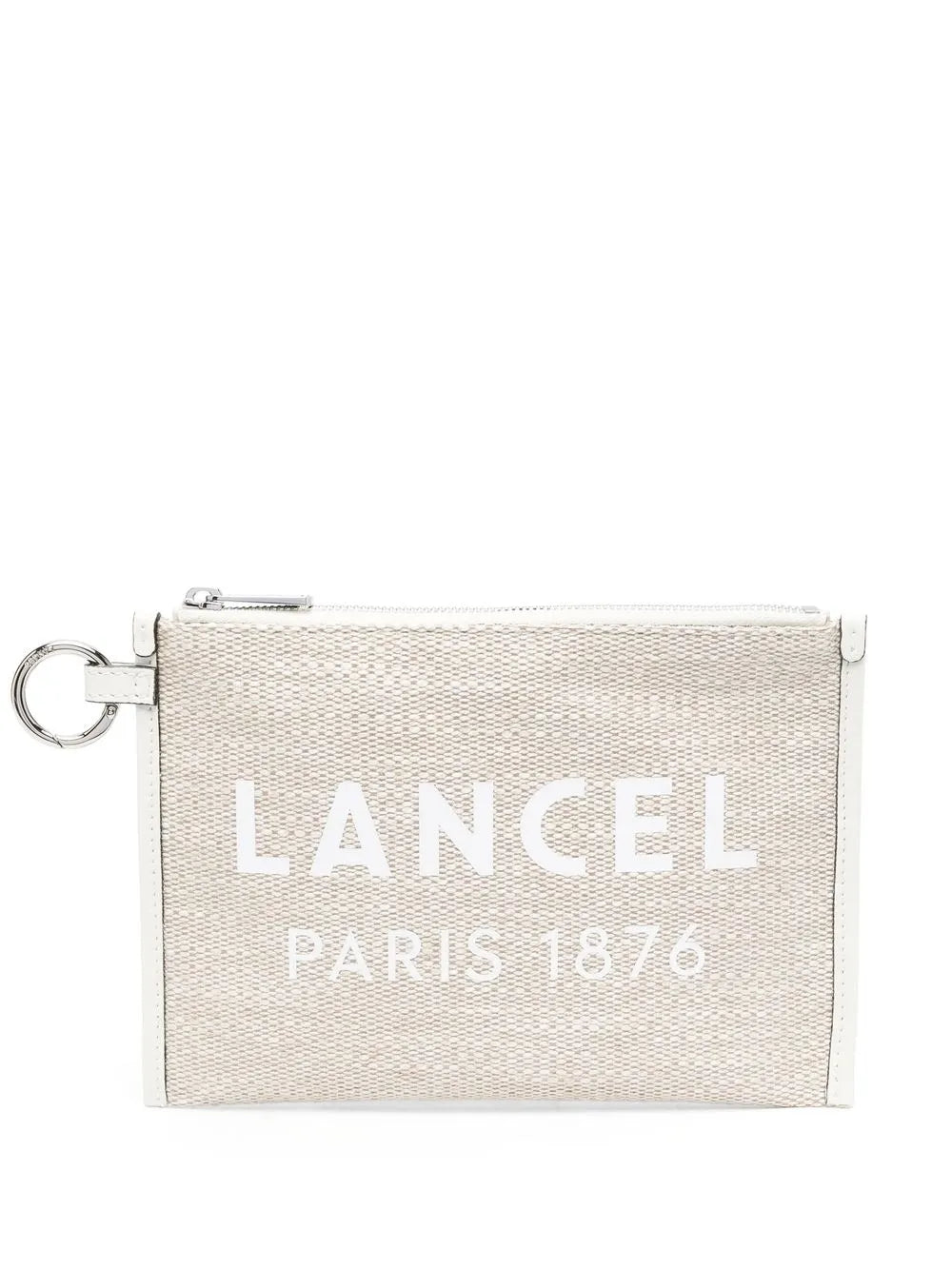 Lancellogo-print clutch bag