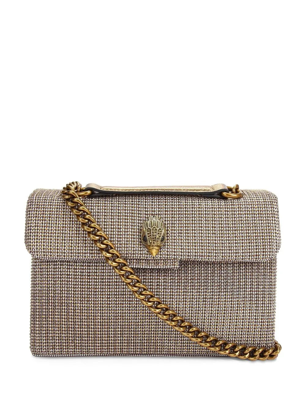 Kurt Geiger LondonMini Kensington houndstooth tote bag