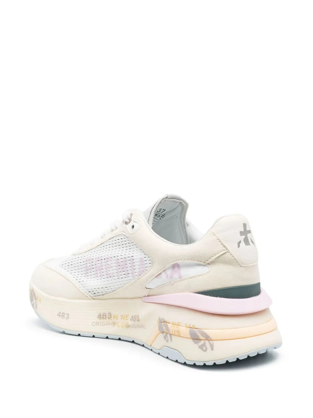 Premiata Logo-Patch Lace-Up