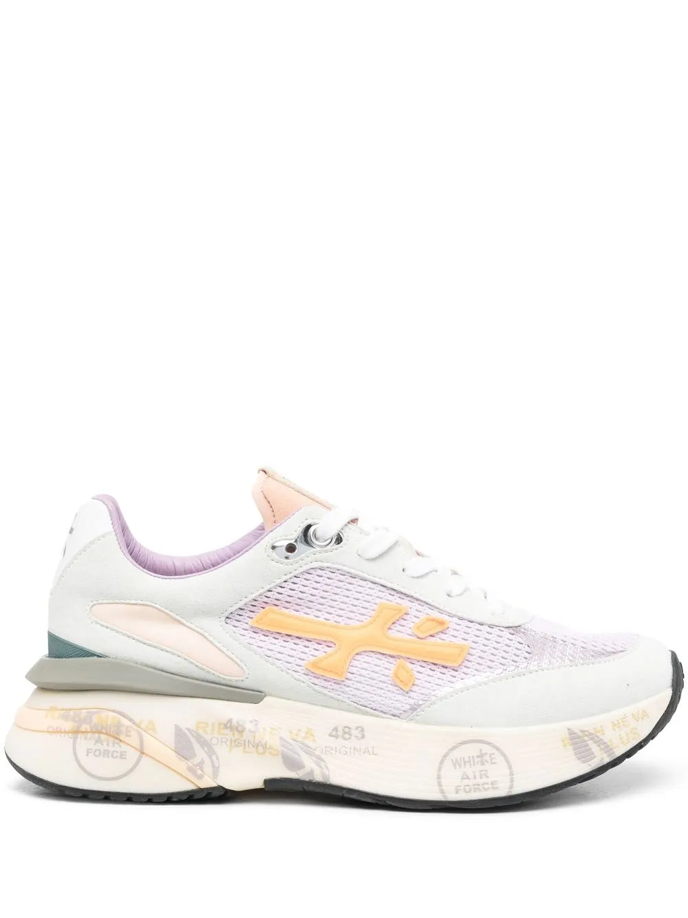 Premiata Logo-Patch Lace-Up