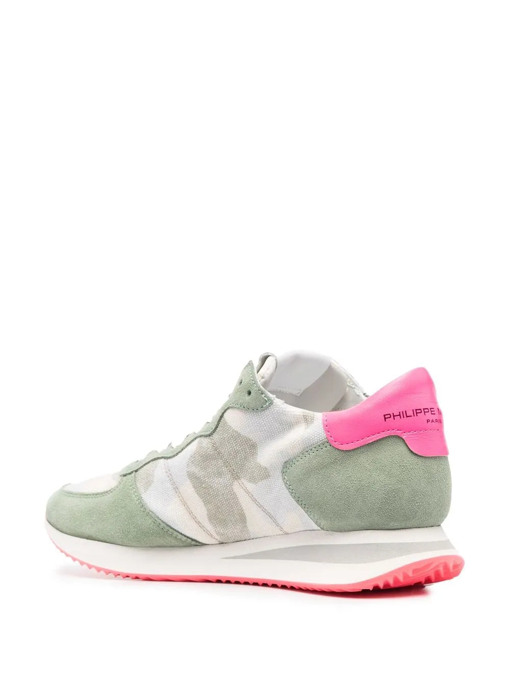 Philippe Model Paris Camouflage-Pattern Suede